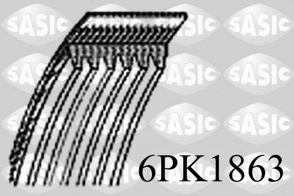 Sasic 6PK1863 - Ķīļrievu siksna ps1.lv