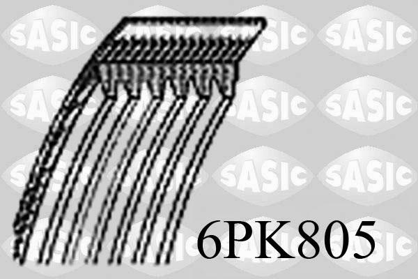 Sasic 6PK805 - Ķīļrievu siksna ps1.lv