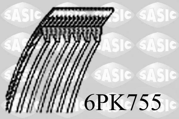 Sasic 6PK755 - Ķīļrievu siksna ps1.lv