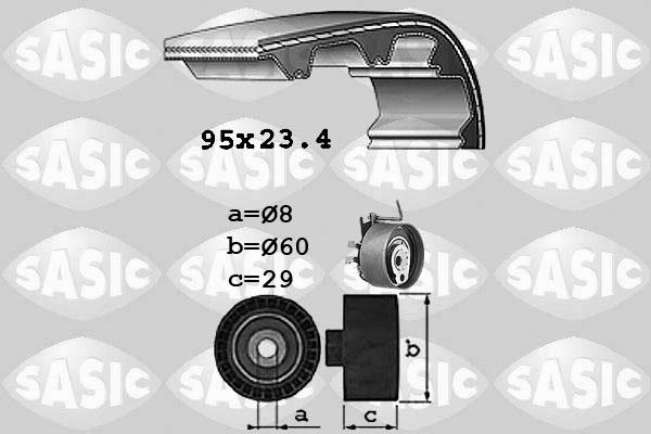 Sasic 1754009 - Zobsiksnas komplekts ps1.lv