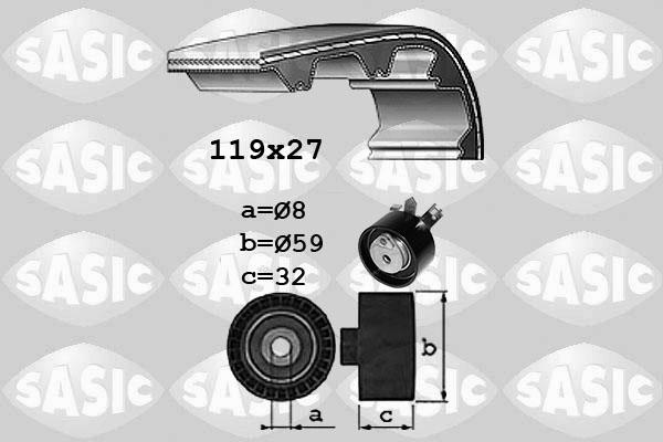 Sasic 1754026 - Zobsiksnas komplekts ps1.lv