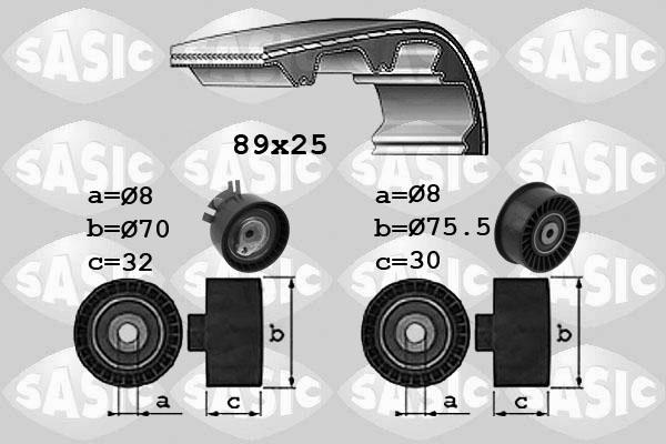 Sasic 1754023 - Zobsiksnas komplekts ps1.lv