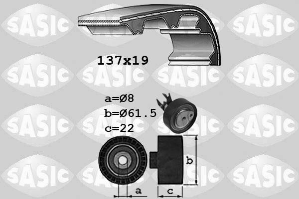 Sasic 1756045 - Zobsiksnas komplekts ps1.lv