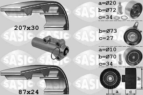 Sasic 1756048 - Zobsiksnas komplekts ps1.lv