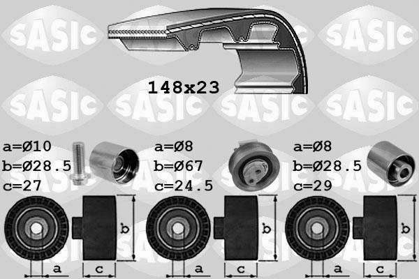 Sasic 1756047 - Zobsiksnas komplekts ps1.lv