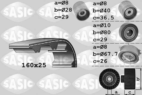 Sasic 1756059 - Zobsiksnas komplekts ps1.lv