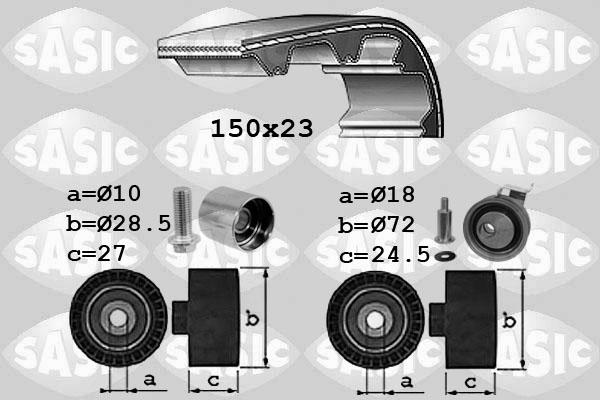 Sasic 1756054 - Zobsiksnas komplekts ps1.lv