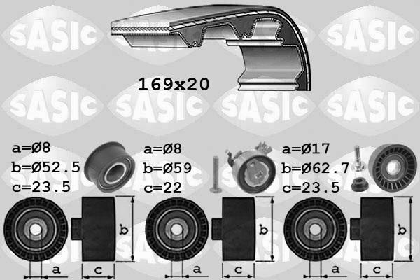 Sasic 1756067 - Zobsiksnas komplekts ps1.lv