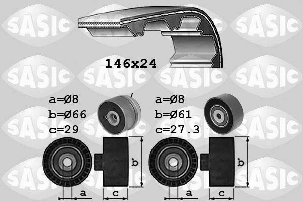 Sasic 1756083 - Zobsiksnas komplekts ps1.lv