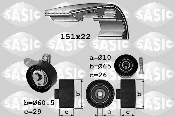 Sasic 1756082 - Zobsiksnas komplekts ps1.lv