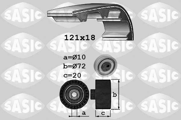 Sasic 1756039 - Zobsiksnas komplekts ps1.lv