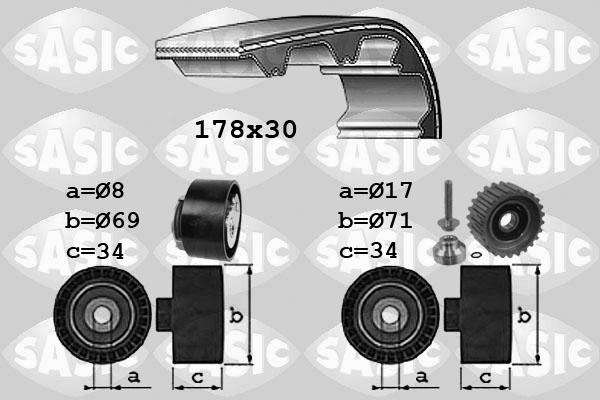 Sasic 1756022 - Zobsiksnas komplekts ps1.lv