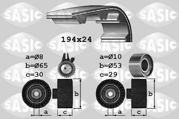 Sasic 1756027 - Zobsiksnas komplekts ps1.lv