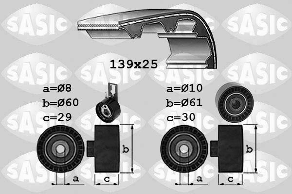 Sasic 1750042 - Zobsiksnas komplekts ps1.lv