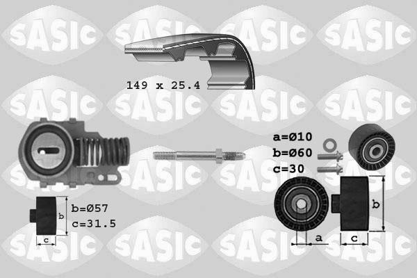 Sasic 1750004 - Zobsiksnas komplekts ps1.lv