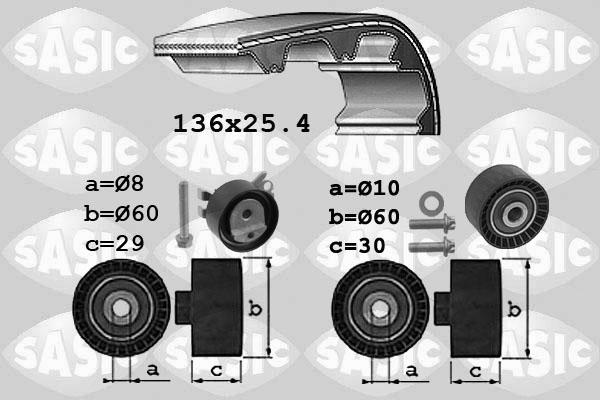 Sasic 1750036 - Zobsiksnas komplekts ps1.lv