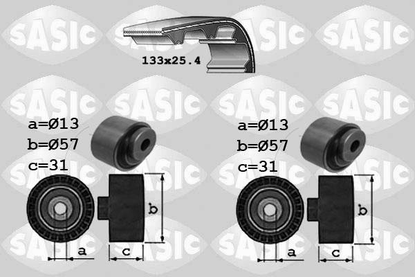 Sasic 1750031 - Zobsiksnas komplekts ps1.lv