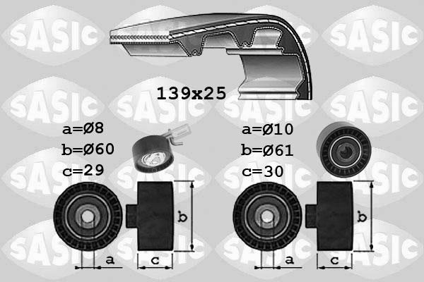 Sasic 1750038 - Zobsiksnas komplekts ps1.lv