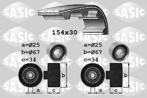 Sasic 1750037 - Zobsiksnas komplekts ps1.lv