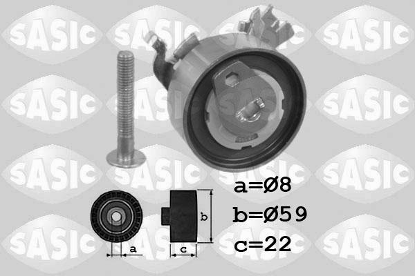 Sasic 1706040 - Spriegotājrullītis, Gāzu sadales mehānisma piedziņas siksna ps1.lv