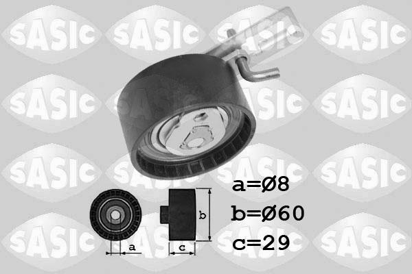 Sasic 1700038 - Spriegotājrullītis, Gāzu sadales mehānisma piedziņas siksna ps1.lv