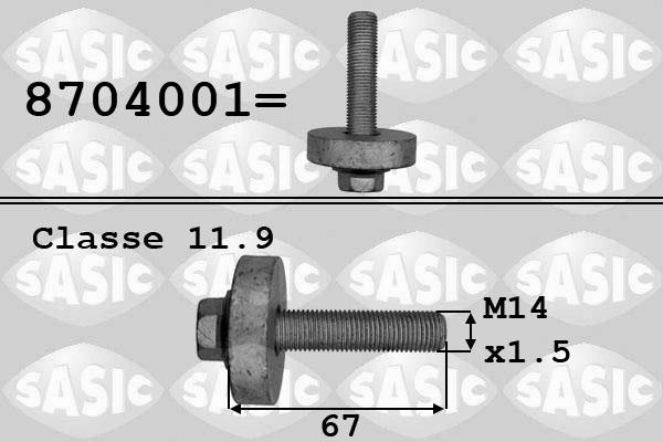 Sasic 8704001 - Piedziņas skriemeļa skrūve ps1.lv