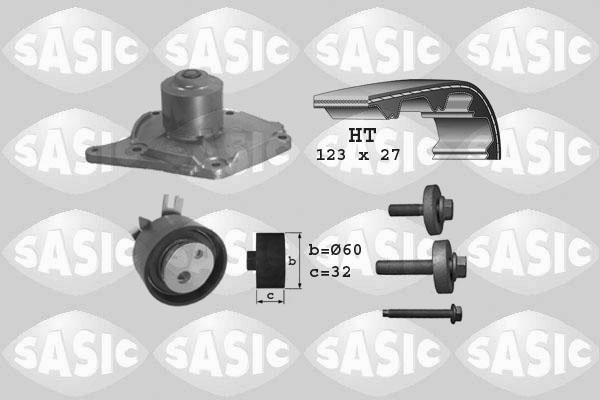 Sasic 3904003 - Ūdenssūknis + Zobsiksnas komplekts ps1.lv