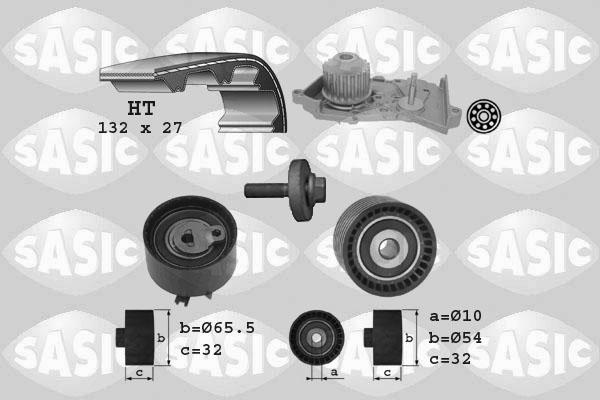 Sasic 3904036 - Ūdenssūknis + Zobsiksnas komplekts ps1.lv