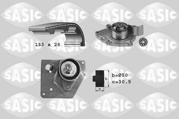 Sasic 3904033 - Ūdenssūknis + Zobsiksnas komplekts ps1.lv