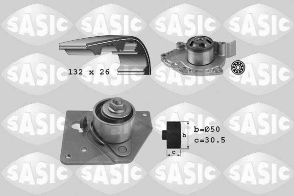 Sasic 3904032 - Ūdenssūknis + Zobsiksnas komplekts ps1.lv