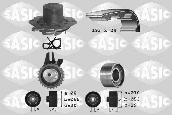 Sasic 3906005 - Ūdenssūknis + Zobsiksnas komplekts ps1.lv