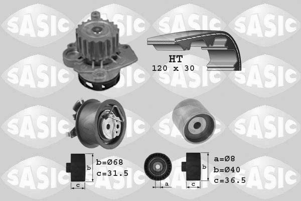 Sasic 3906003 - Ūdenssūknis + Zobsiksnas komplekts ps1.lv