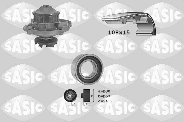 Sasic 3906014 - Ūdenssūknis + Zobsiksnas komplekts ps1.lv