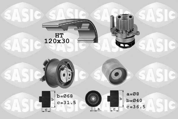 Sasic 3906083 - Ūdenssūknis + Zobsiksnas komplekts ps1.lv