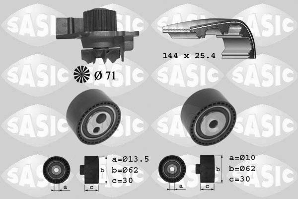 Sasic 3900027 - Ūdenssūknis + Zobsiksnas komplekts ps1.lv