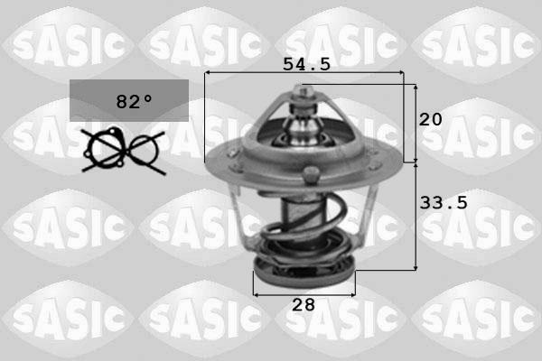 Sasic 3306041 - Termostats, Dzesēšanas šķidrums ps1.lv