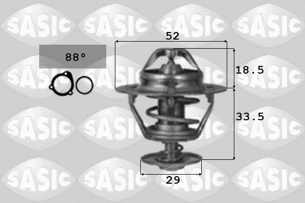 Sasic 3306064 - Termostats, Dzesēšanas šķidrums ps1.lv