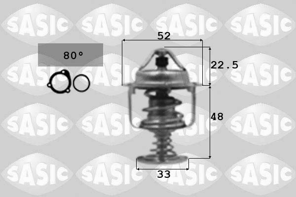 Sasic 3306065 - Termostats, Dzesēšanas šķidrums ps1.lv