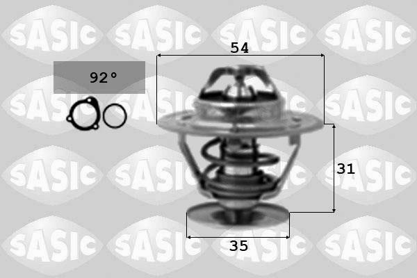 Sasic 3306067 - Termostats, Dzesēšanas šķidrums ps1.lv