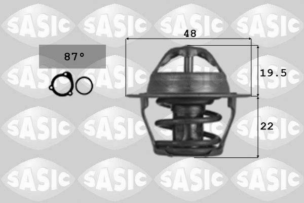 Sasic 3306012 - Termostats, Dzesēšanas šķidrums ps1.lv