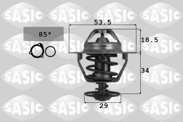 Sasic 3306029 - Termostats, Dzesēšanas šķidrums ps1.lv