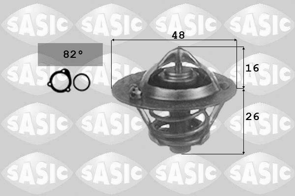 Sasic 3306025 - Termostats, Dzesēšanas šķidrums ps1.lv