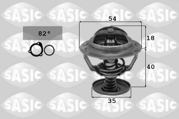 Sasic 3306023 - Termostats, Dzesēšanas šķidrums ps1.lv