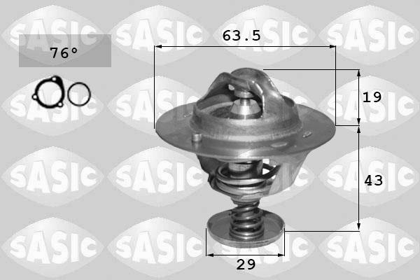 Sasic 3306142 - Termostats, Dzesēšanas šķidrums ps1.lv