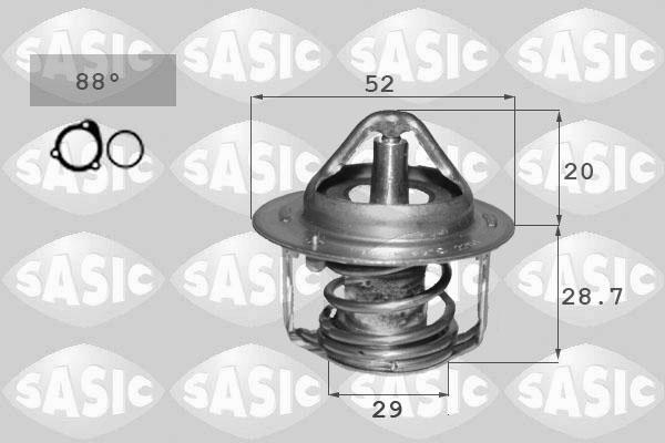 Sasic 3306134 - Termostats, Dzesēšanas šķidrums ps1.lv