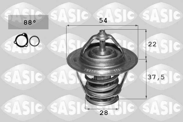 Sasic 3306124 - Termostats, Dzesēšanas šķidrums ps1.lv