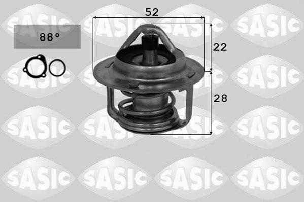 Sasic 3300009 - Termostats, Dzesēšanas šķidrums ps1.lv