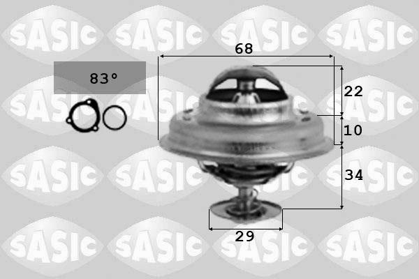 Sasic 3381251 - Termostats, Dzesēšanas šķidrums ps1.lv