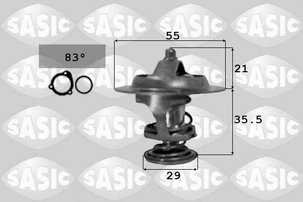 Sasic 3381231 - Termostats, Dzesēšanas šķidrums ps1.lv