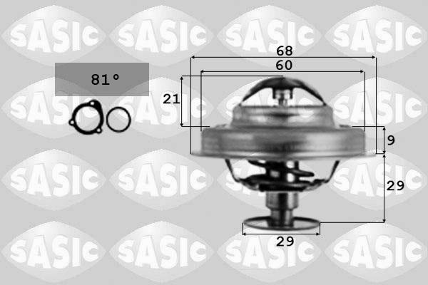 Sasic 3371641 - Termostats, Dzesēšanas šķidrums ps1.lv